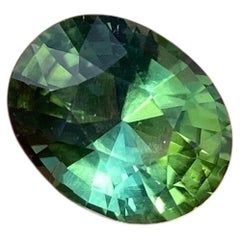 5.25Ct yellowish-GREEN Tourmaline natural loose gemstone, Oval, Origin Nigeria