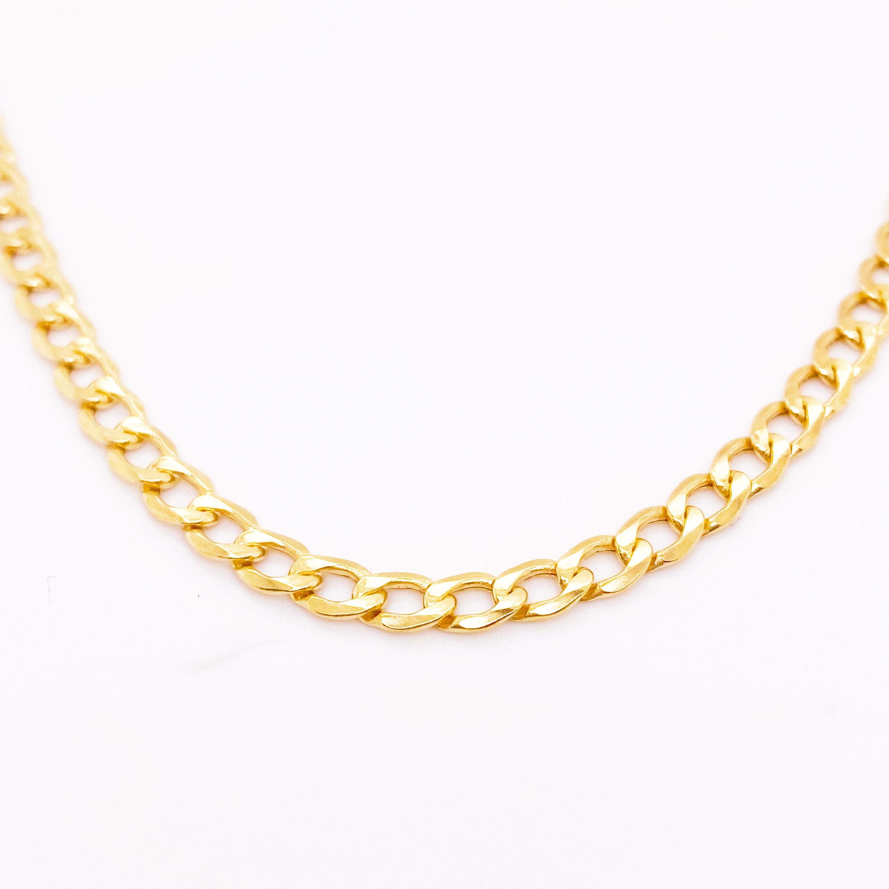 womens cuban link chain 14k gold