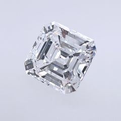 5.26 Carat Asscher Cut Diamond GIA Certified
