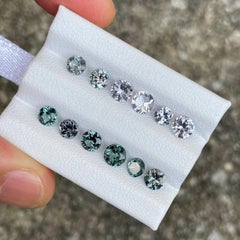5,26 quilates Lote de 12 gemas de espinela talla redonda de Birmania