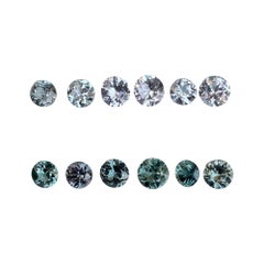 5,26 quilates Lote de 12 gemas de espinela talla redonda de Birmania