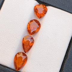 5.27 Carat Vivid Orange Spessartite/Spessartine/Mandarin Garnet Loose Gemstones