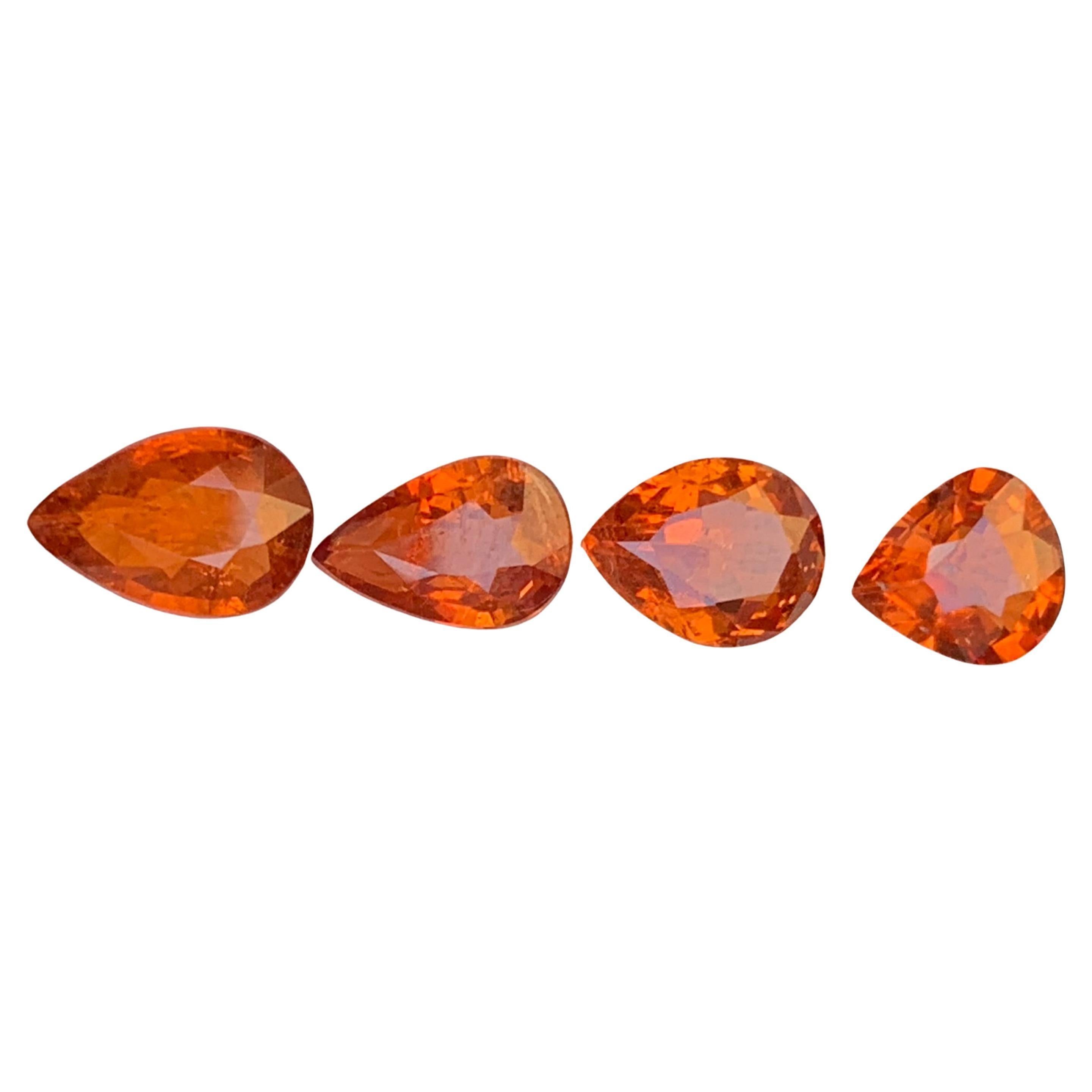 5,27 carati di spessartite arancione vivo/spessartina/granato mandarino sciolti