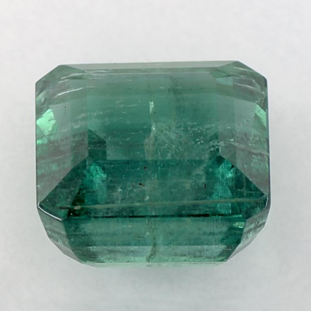 5.27 Ct Smaragd Oktagon-Schliff Loser Edelstein im Zustand „Neu“ im Angebot in Fort Lee, NJ