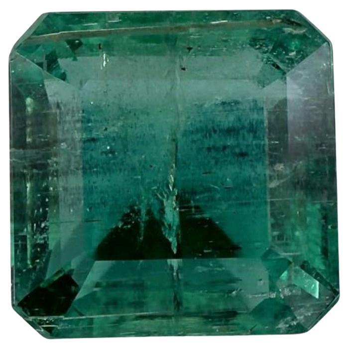 5.27 Ct Emerald Octagon Cut Loose Gemstone