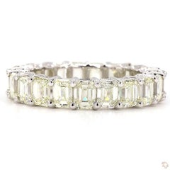 Anello in oro con diamante taglio princess da 5,28 carati