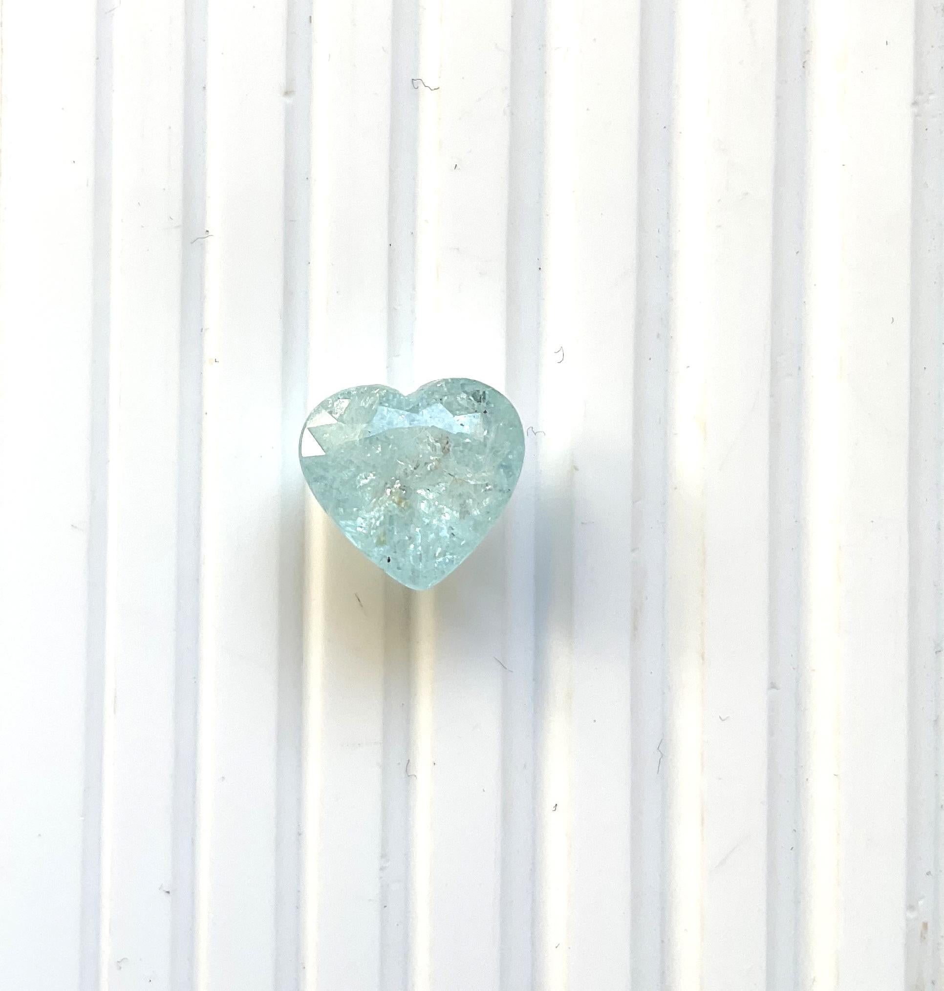 5.28 Carats Paraiba Tourmaline Heart Cut Stone For Fine Jewelry Natural Gemstone

Gemstone - Paraiba Tourmaline
Weight - 5.28 carats
Size - 10.5x11 MM
Piece - 1