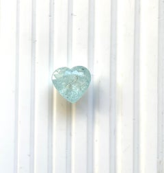 5.28 Carats Paraiba Tourmaline Heart Cut Stone For Fine Jewelry Natural Gemstone