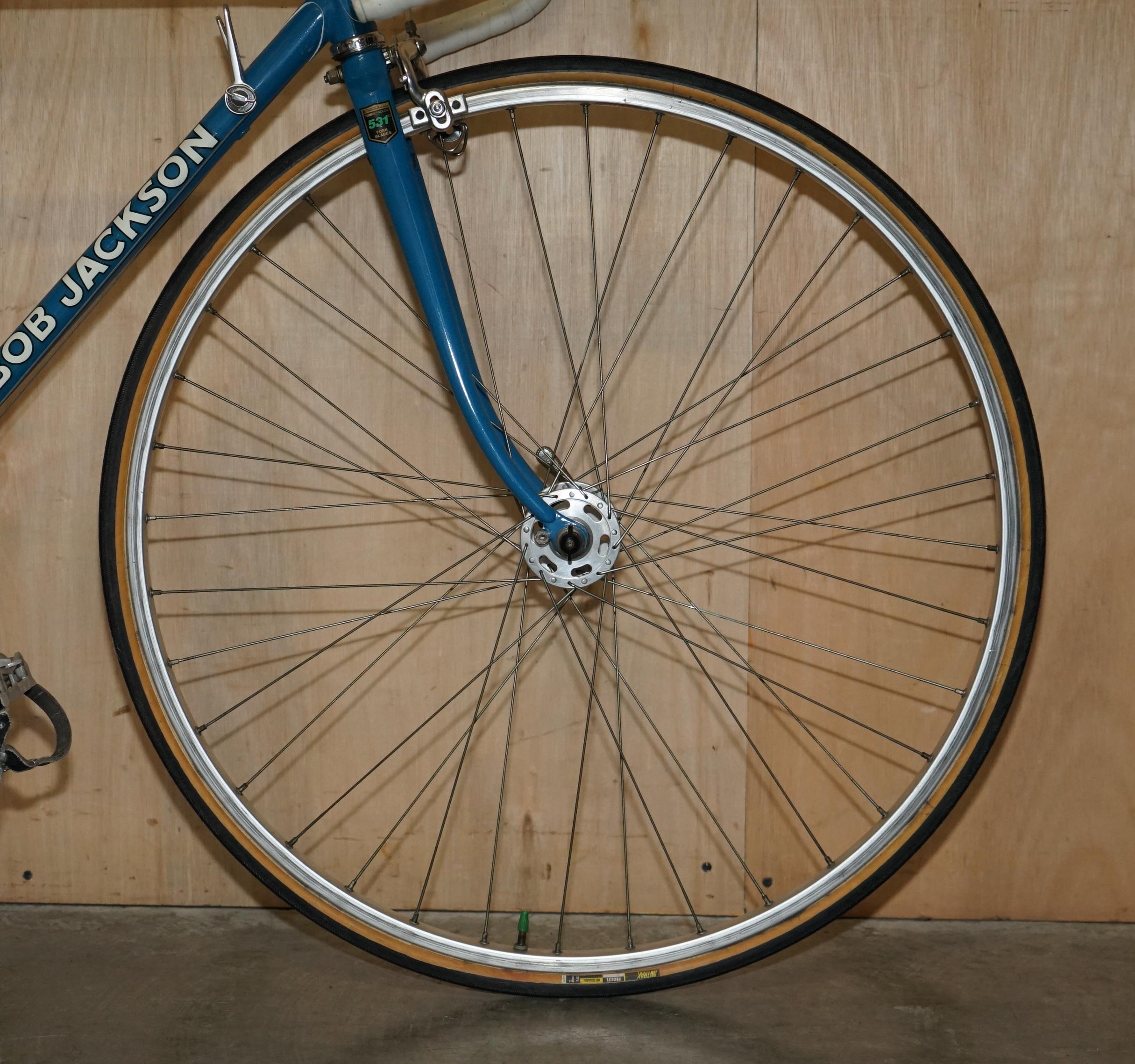 52CM ViNTAGE BOB JACKSON REYNOLDS 531 TOURING WINTER TRAINER ROAD BIKE DURA ACE en vente 2