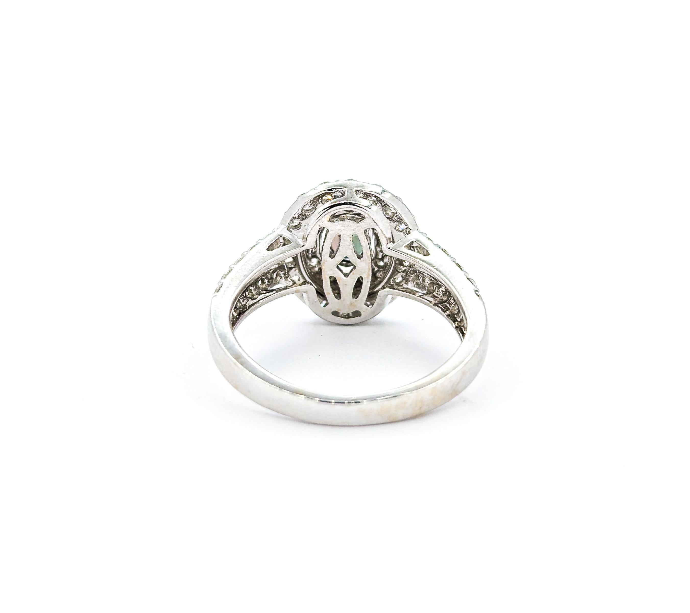 .52ct Alexandrit & Doppel-Diamant Halo Ring in 18kt Weißgold 2