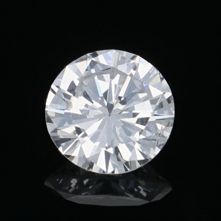 Shape/Cut: Round Brilliant 
Clarity: I1 
Color: D 
Dimensions (mm): 5.32 - 5.37 x 3.04 
Weight: 0.52ct 

GIA Report Number: 6207397454 

Condition: New with Tags  

Please check out the enlarged pictures.

Thank you for taking the time to read our