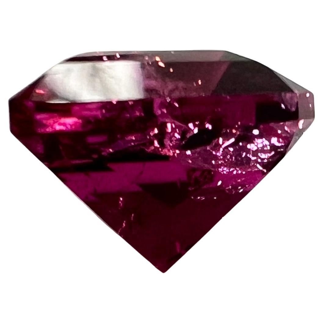 Gemma rubellite rosa Asscher 5.2ct In condizioni Nuovo in vendita a Lanham, MD