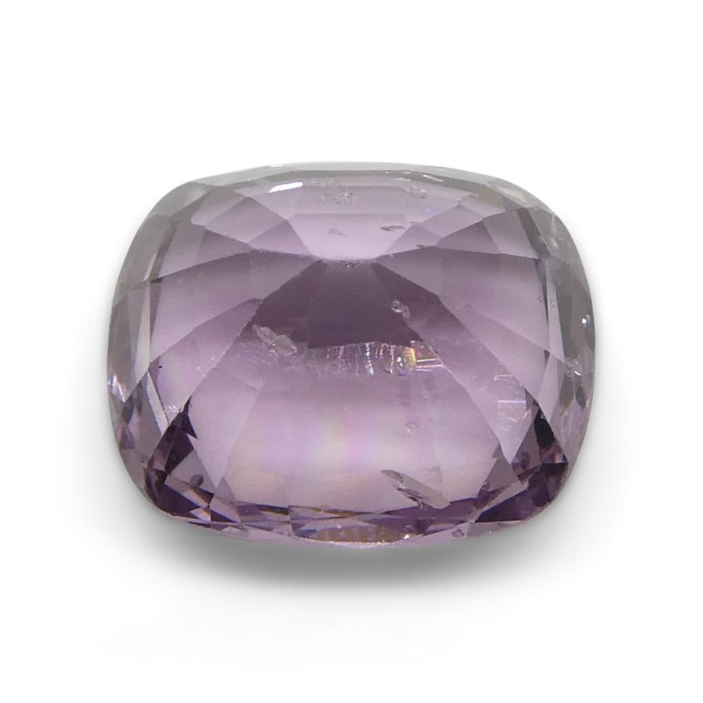 Spinello rosa rettangolare a cuscino di 5.2ct dalla Birmania in vendita 5