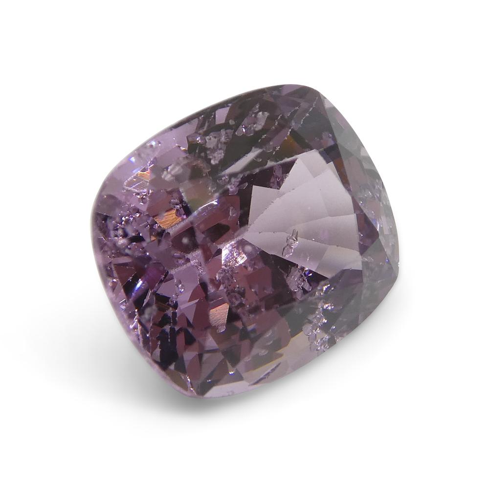Spinello rosa rettangolare a cuscino di 5.2ct dalla Birmania in vendita 1