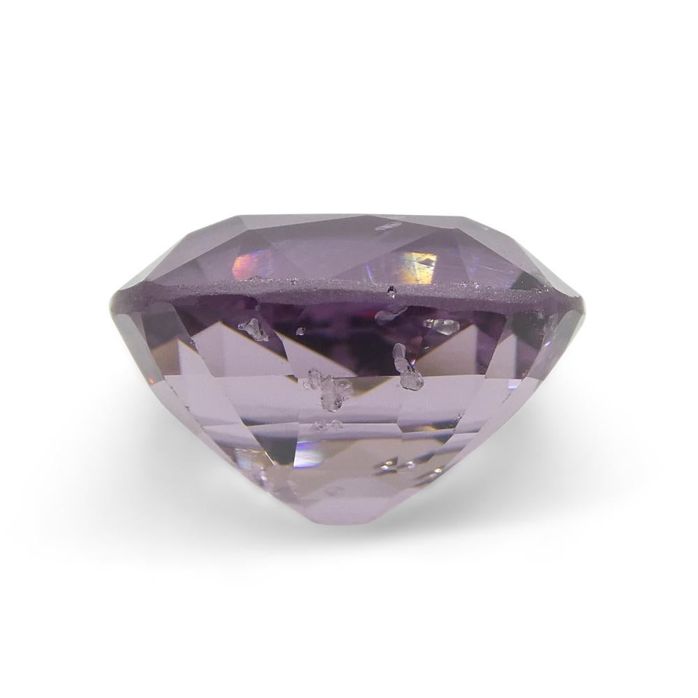 Spinello rosa rettangolare a cuscino di 5.2ct dalla Birmania in vendita 2