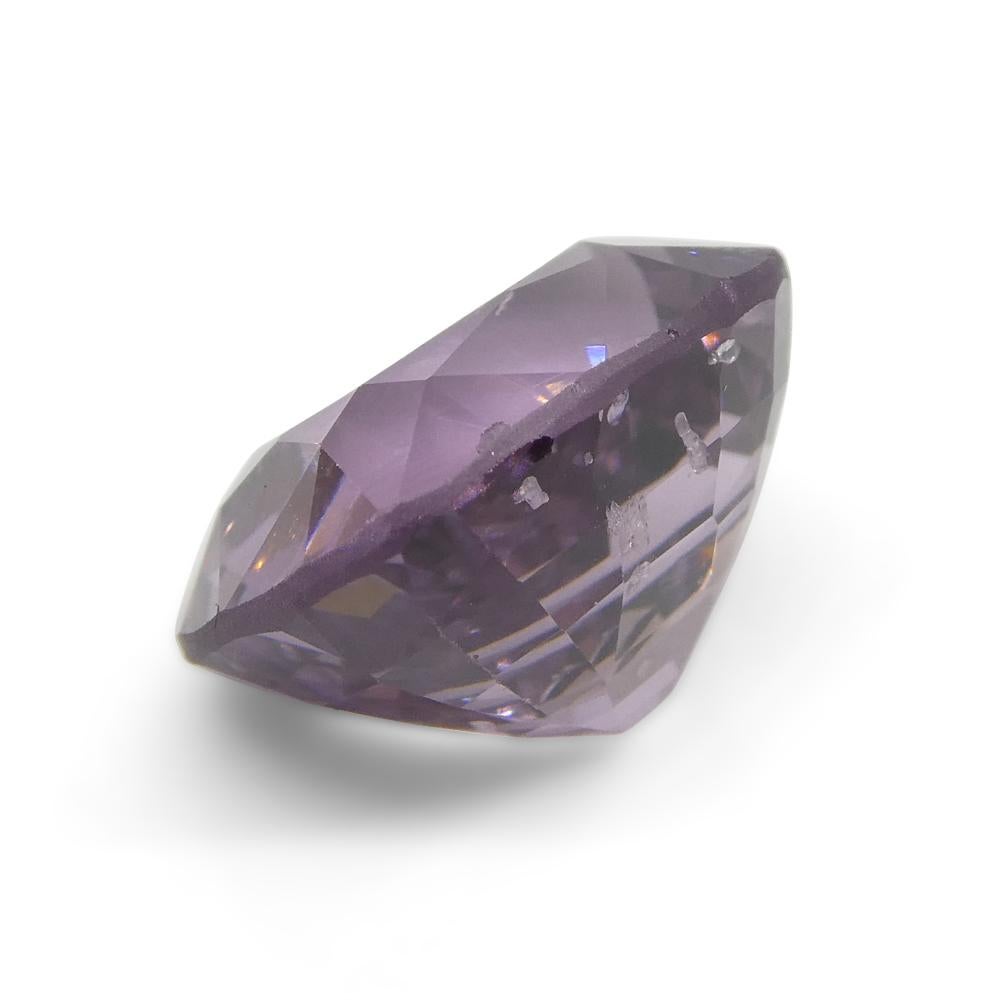 Spinello rosa rettangolare a cuscino di 5.2ct dalla Birmania in vendita 3