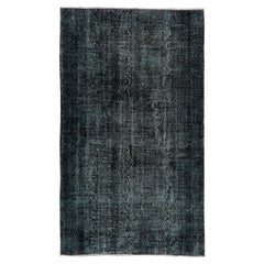 Tapis vintage 5,2 x 8,8 m surteint en gris anthracite 4 Modern Home & Office