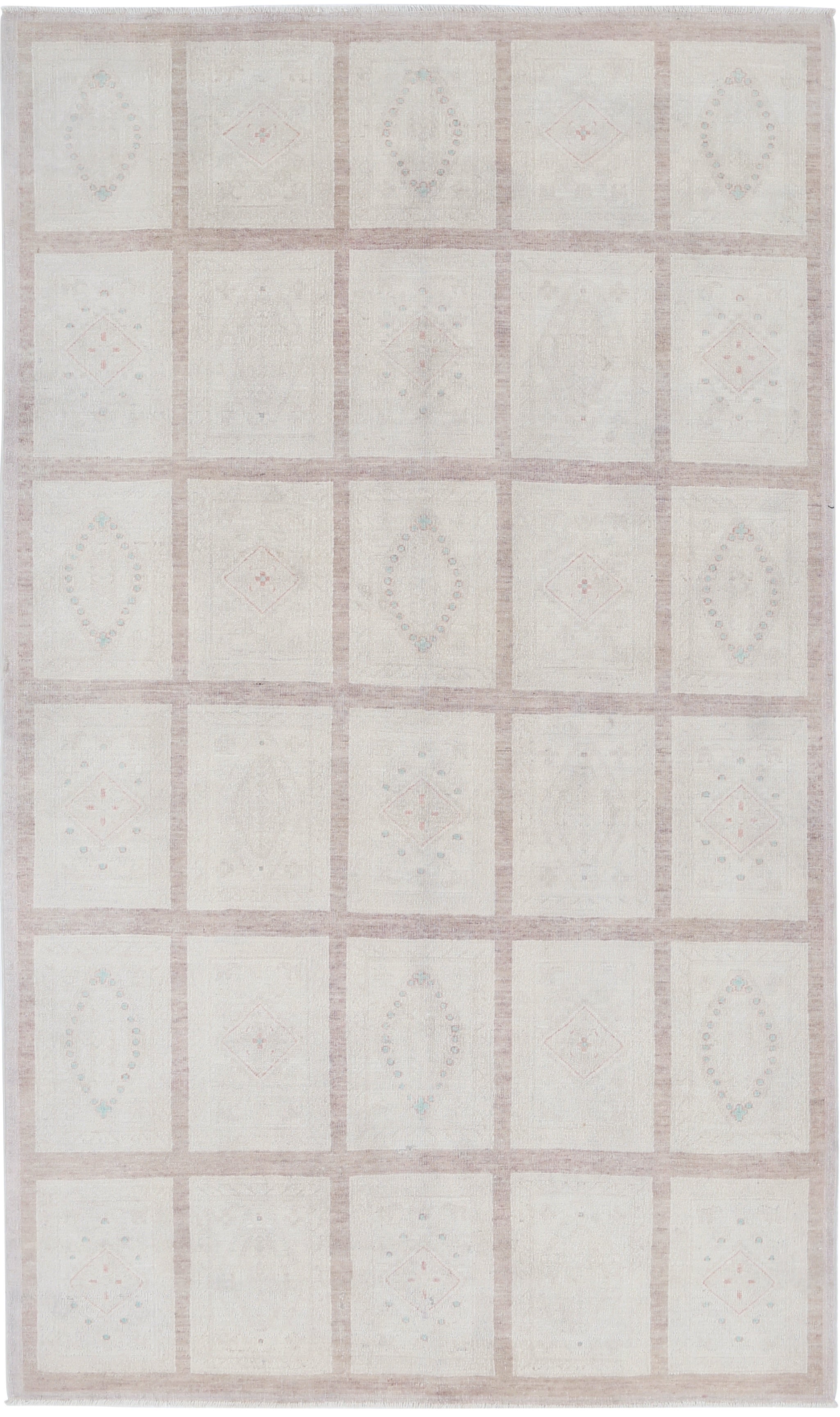 Tappeto a mano 5.2x9 ft Knots Rugs per arredamento di soggiorno, camera da letto e sala da pranzo