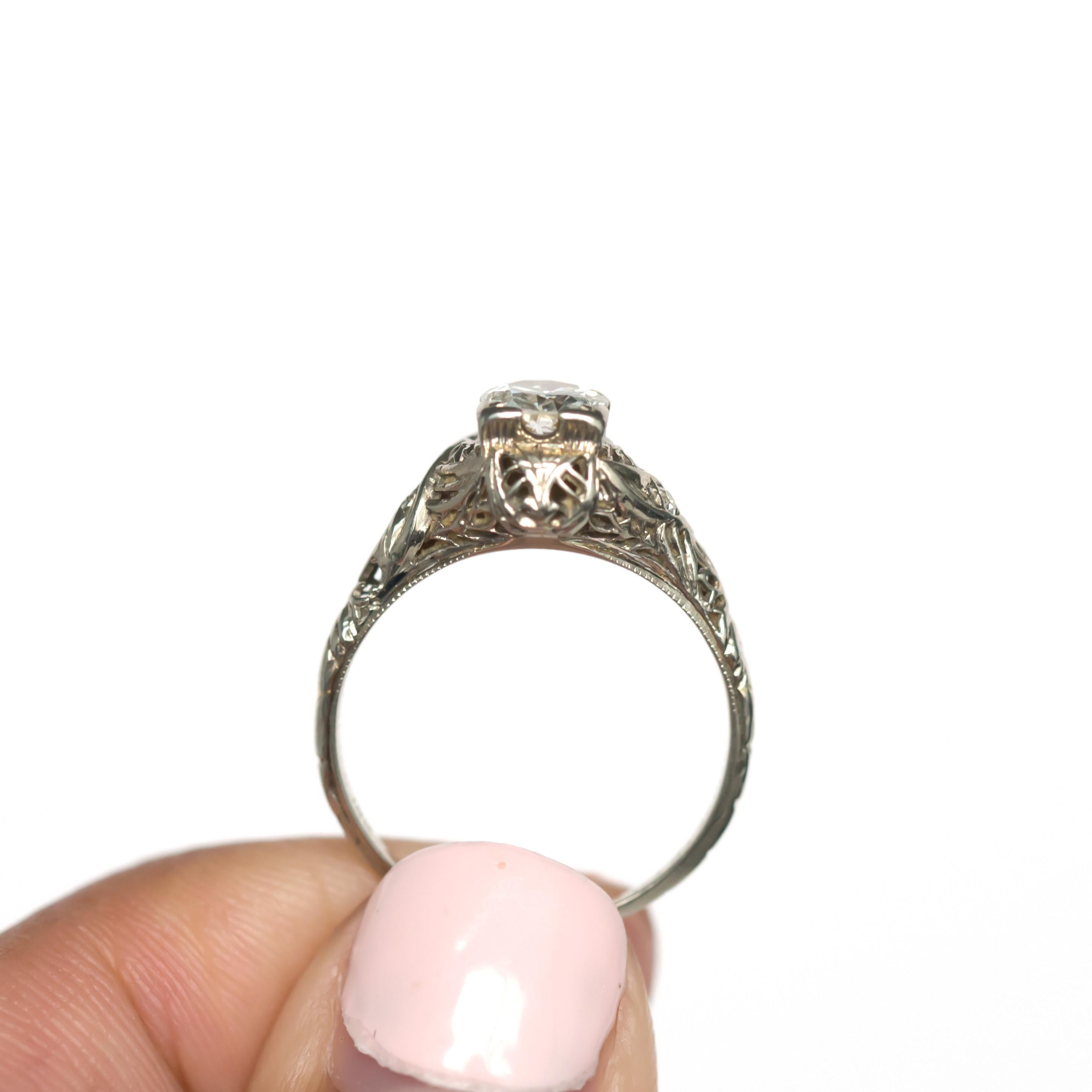 .53 Carat Diamond White Gold Engagement Ring 1