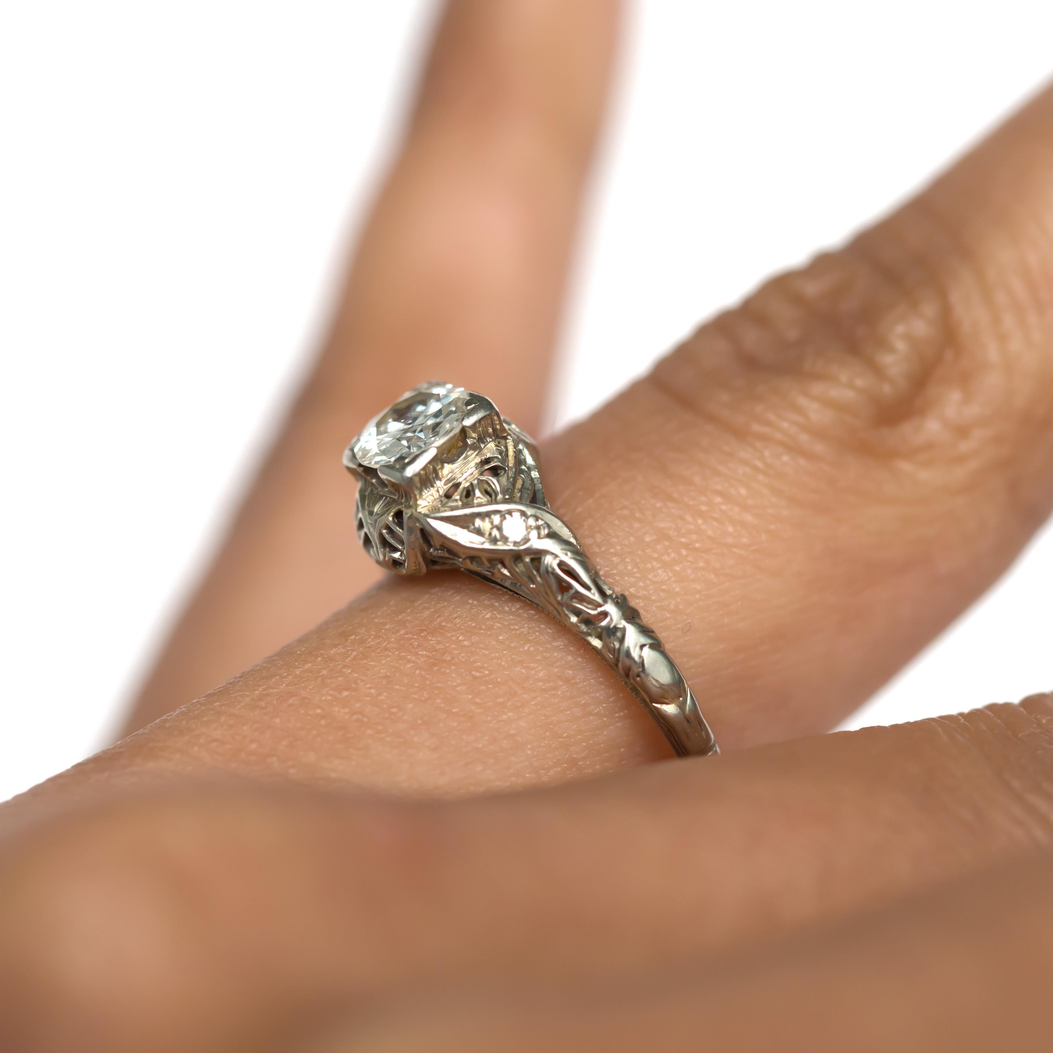 .53 Carat Diamond White Gold Engagement Ring 3
