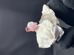 53 Grams Pink Tourmaline With Lepidolite On Smoky Quartz From Afghanistan