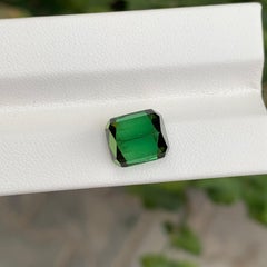 5.30 Carat Natural Loose Green Tourmaline Cushion Shape Gemstone