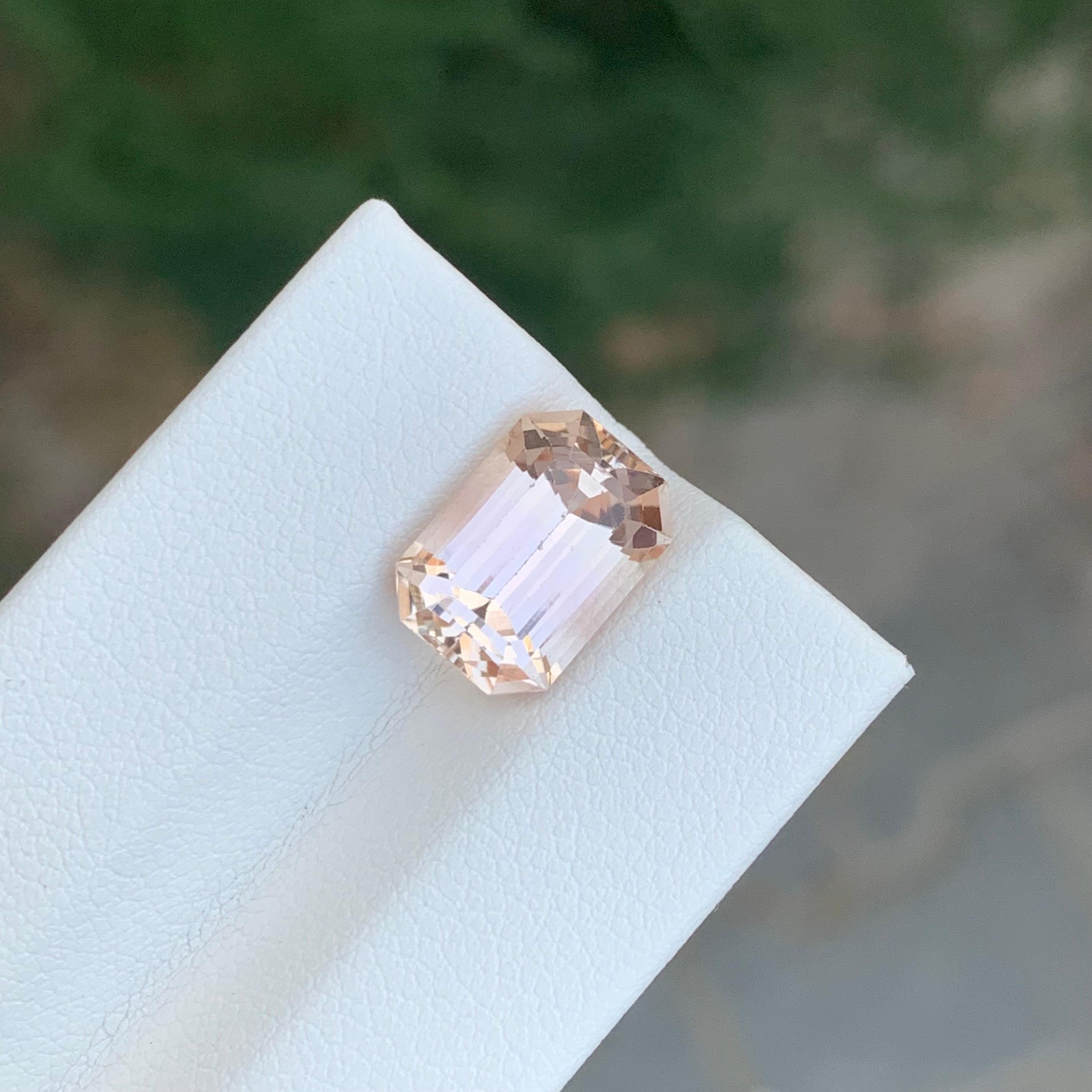 5,30 Karat natürlicher loser Imperial Topas Smaragd Form Edelstein für Damen oder Herren im Angebot