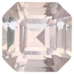 5.30 Carat Natural Loose Morganite Square Shape Gemstone