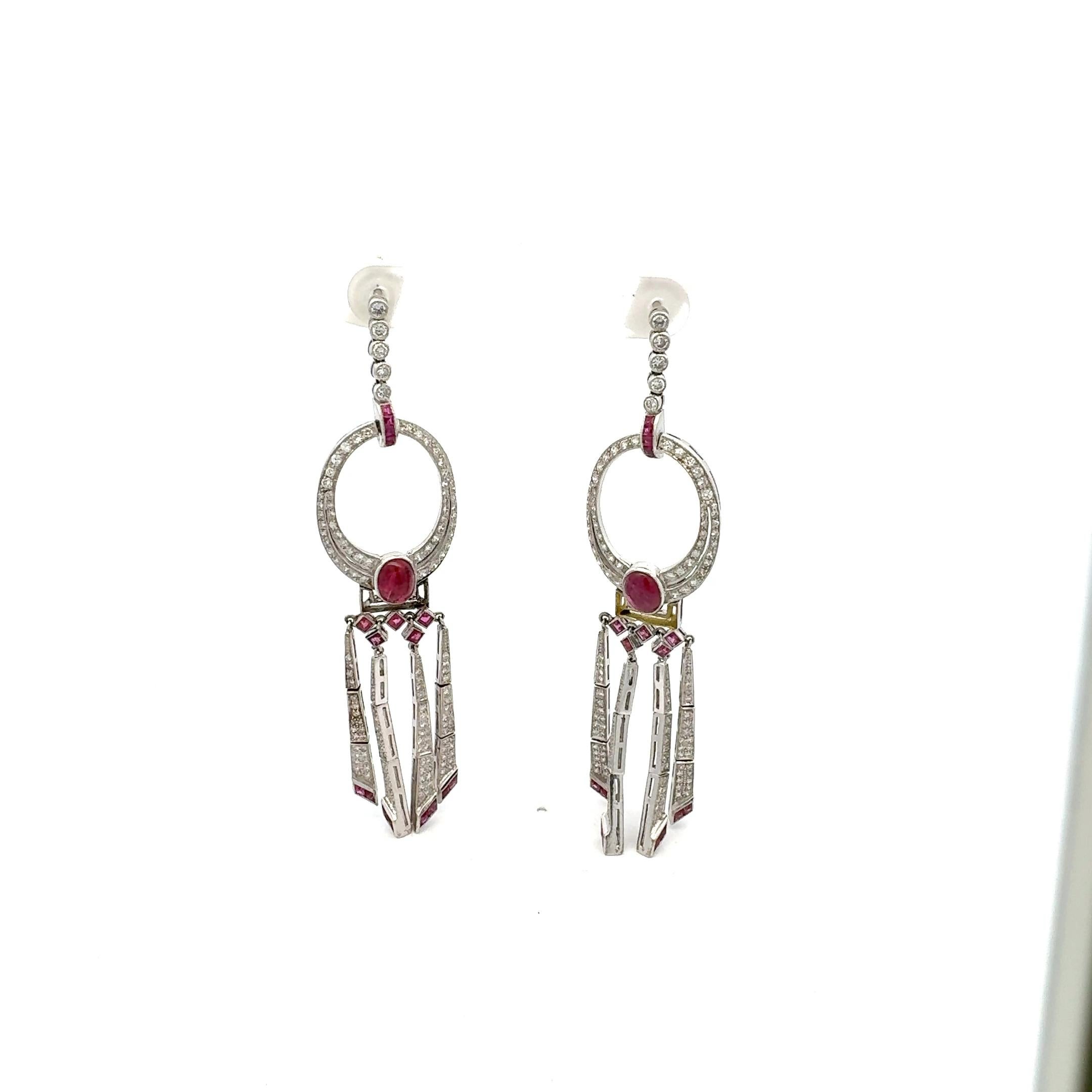 Orecchini a goccia in platino con diamante tondo brillante H SI1 da 5,30 carati in vendita 4
