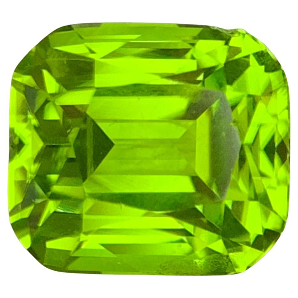 5.30 Carats Loose Peridot Natural Cushion Cut Gemstone