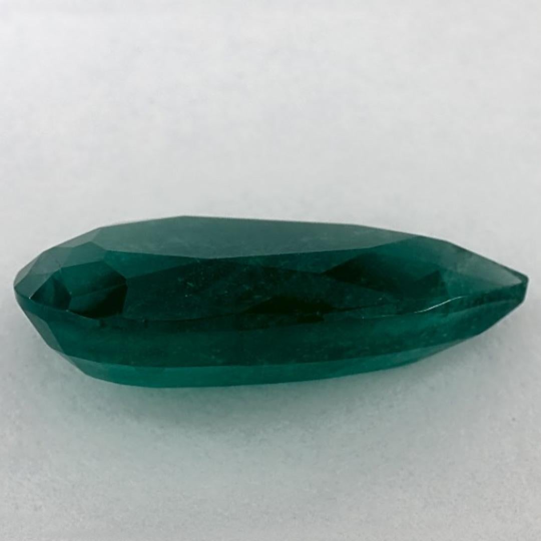 Gema suelta de pera esmeralda de 5.30 qt en Nuevo estado para la venta en Fort Lee, NJ