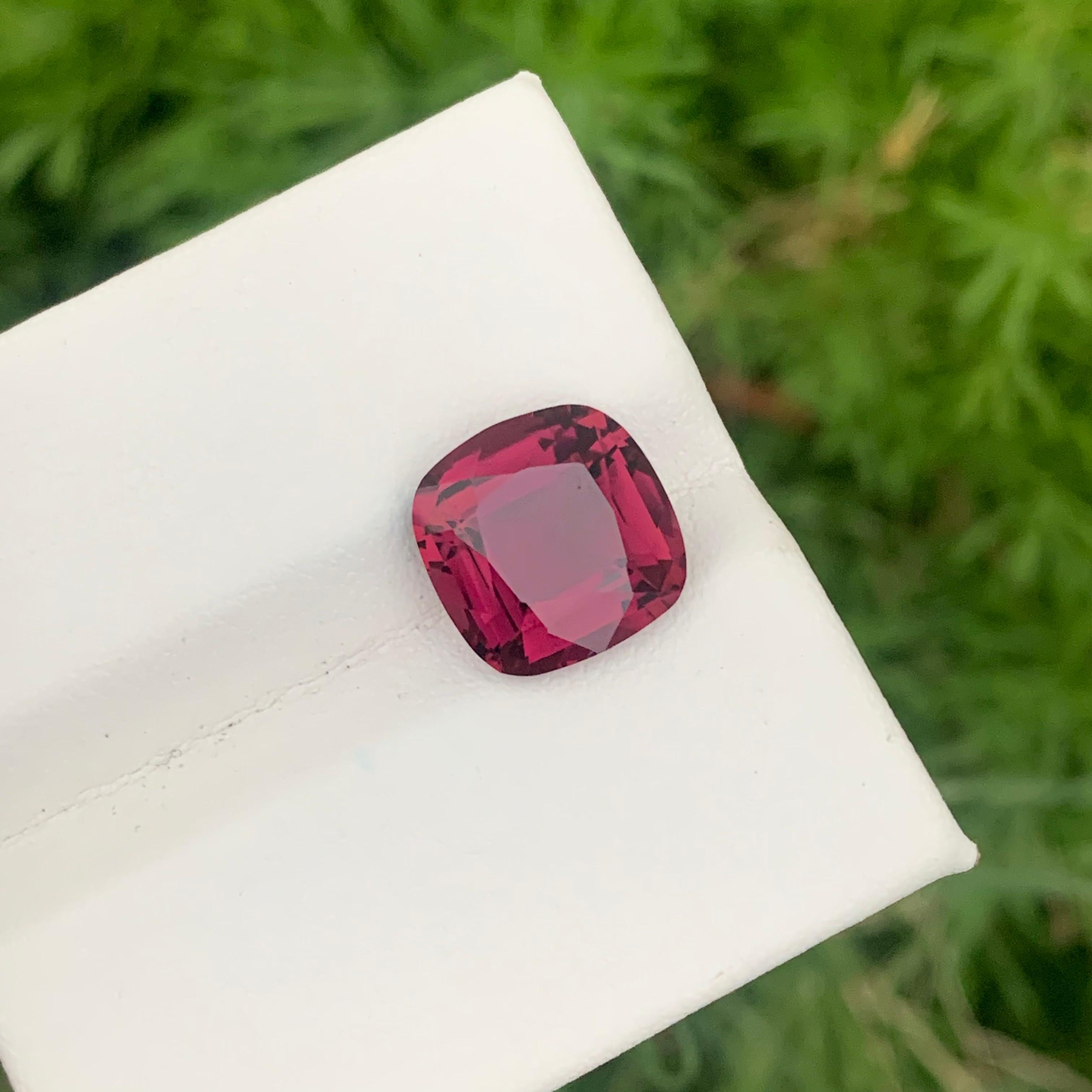 5.30 Cts Natural Loose Rubellite Tourmaline Ring Gem From Afghanistan Mine For Sale 4