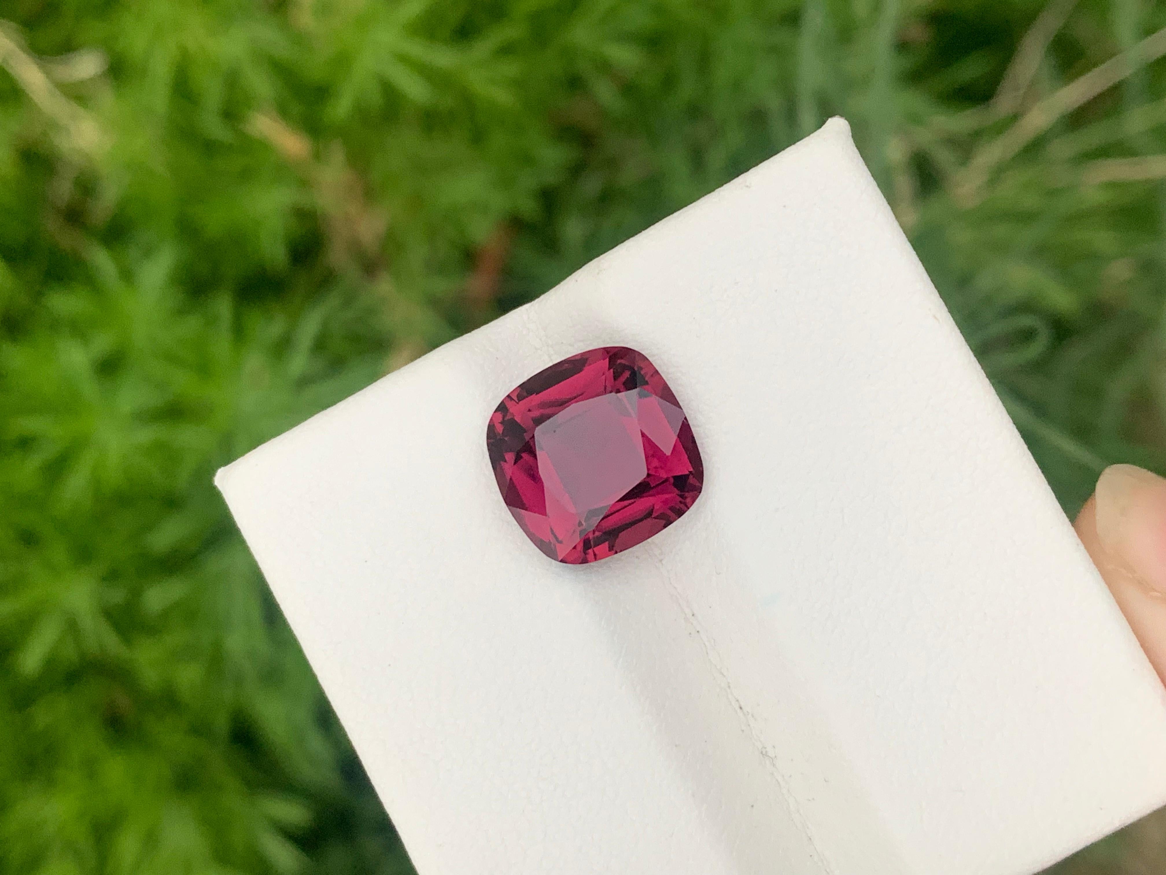 5.30 Cts Natural Loose Rubellite Tourmaline Ring Gem From Afghanistan Mine For Sale 5