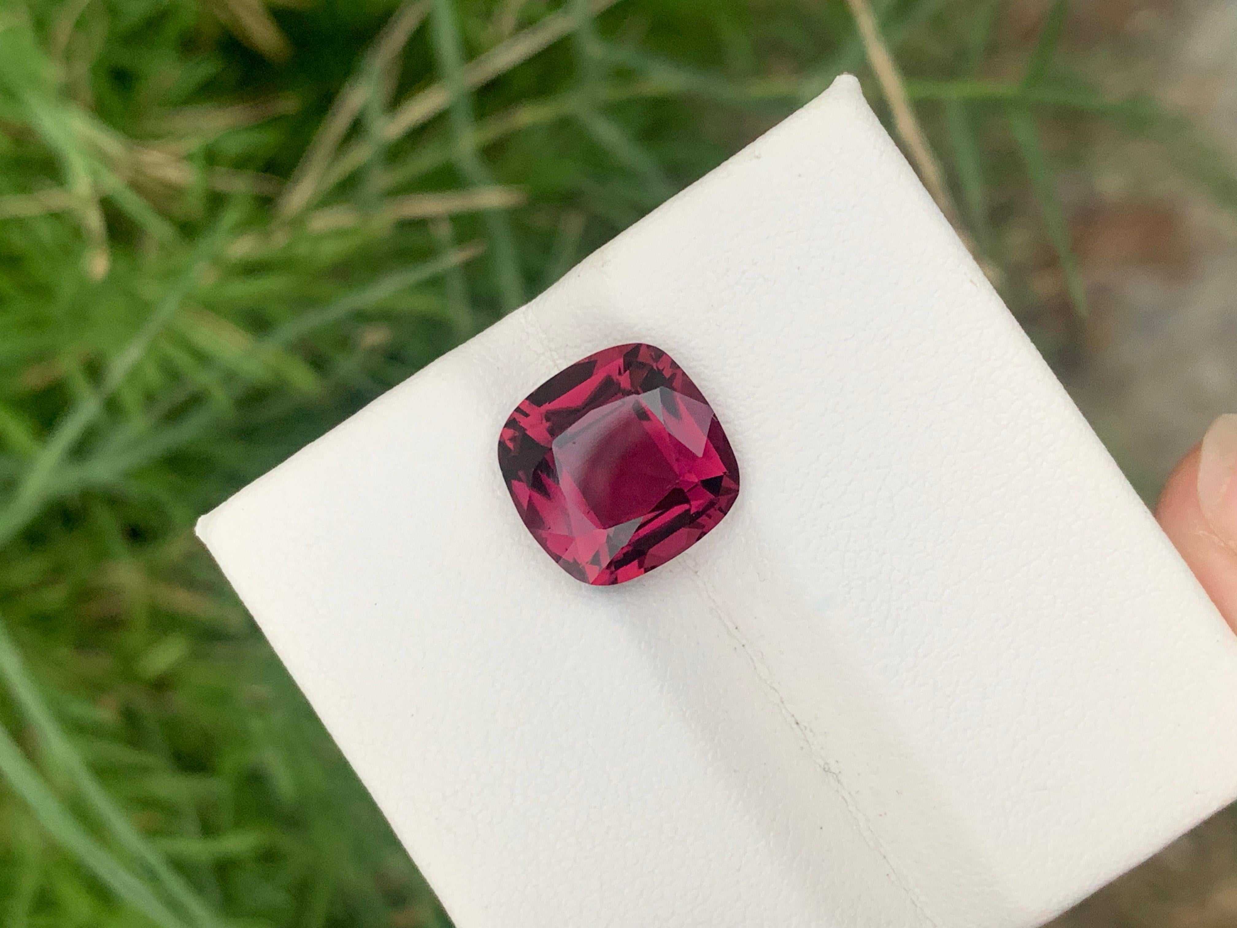 5.30 Cts Natural Loose Rubellite Tourmaline Ring Gem From Afghanistan Mine For Sale 6