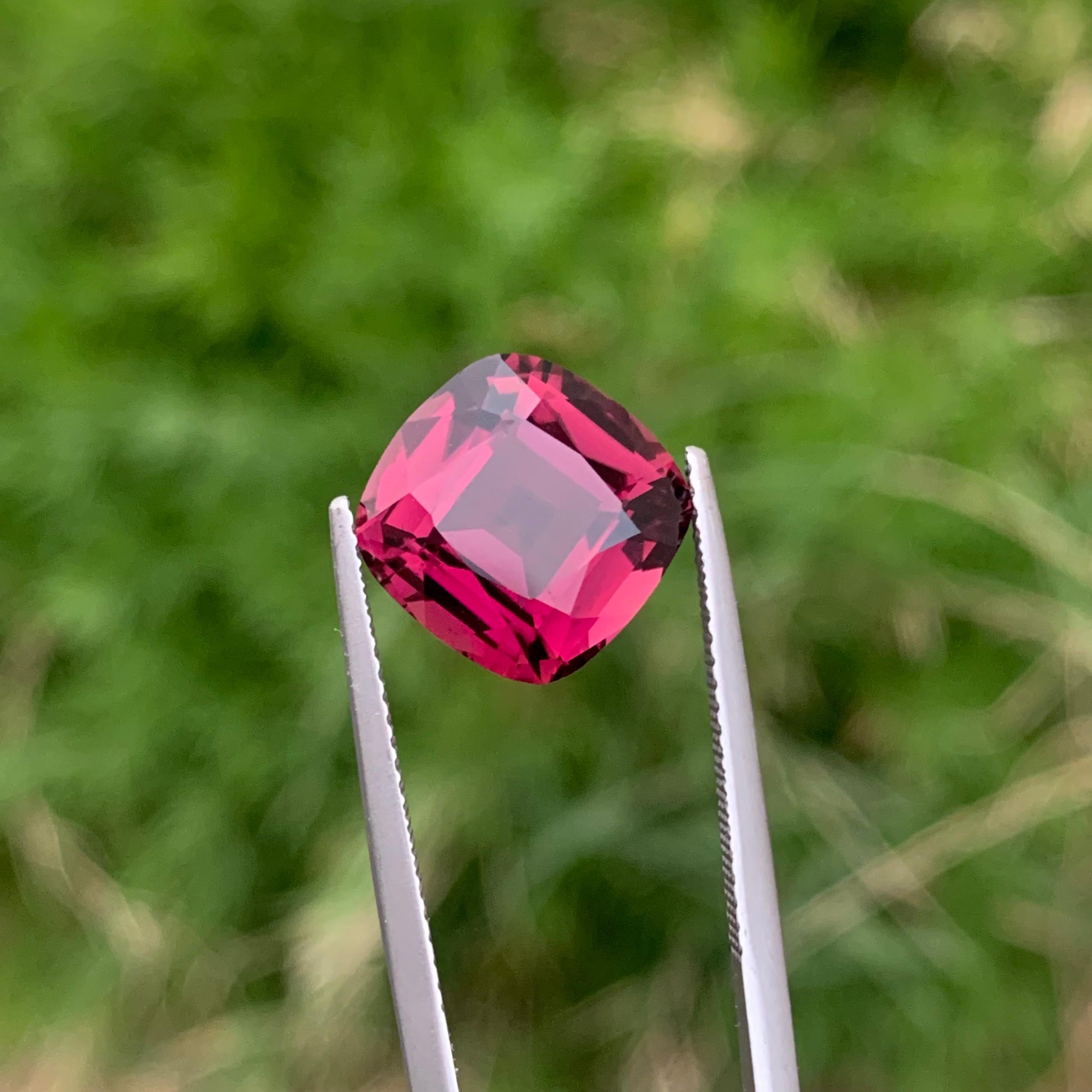 5.30 Cts Natural Loose Rubellite Tourmaline Ring Gem From Afghanistan Mine For Sale 7
