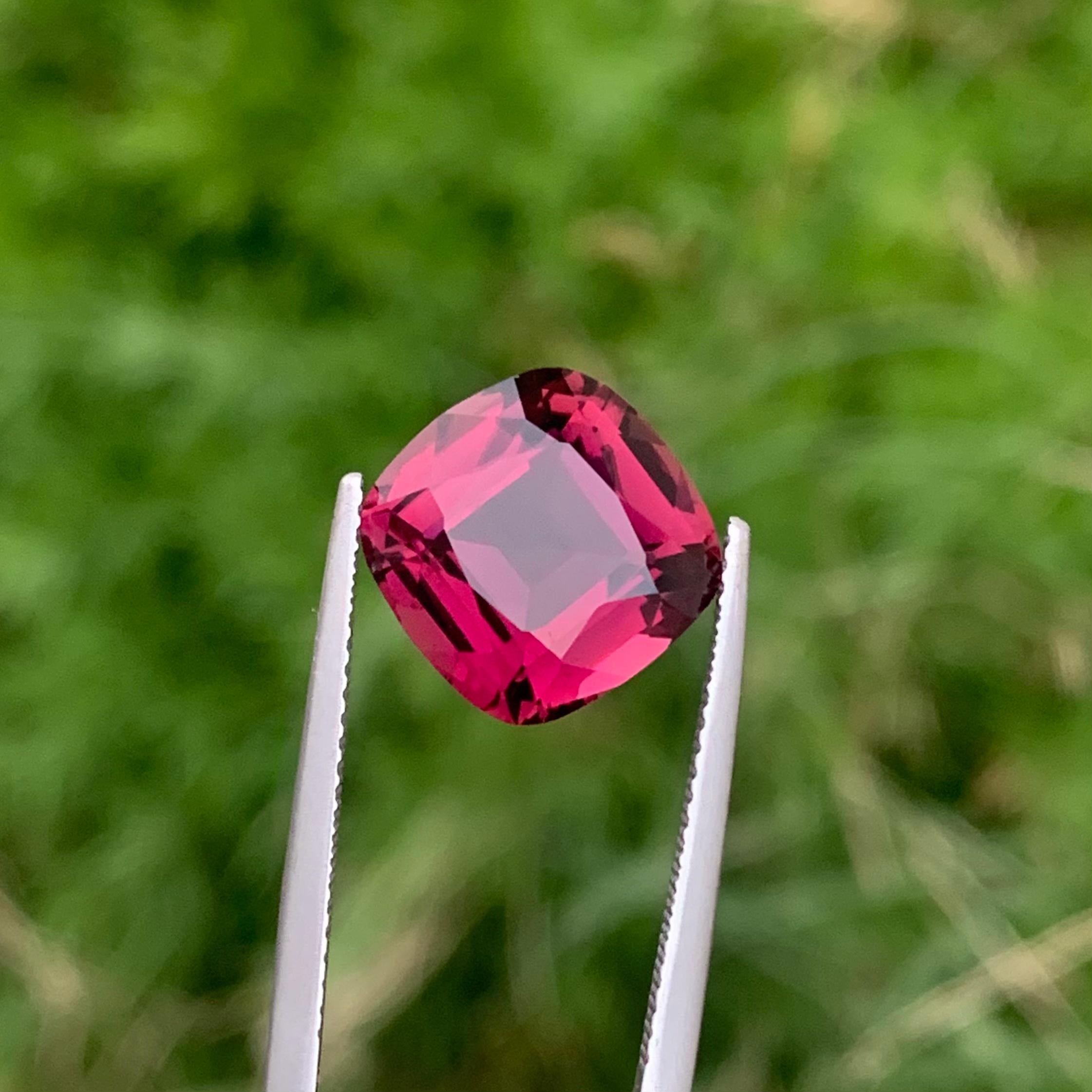5.30 Cts Natural Loose Rubellite Tourmaline Ring Gem From Afghanistan Mine For Sale 9