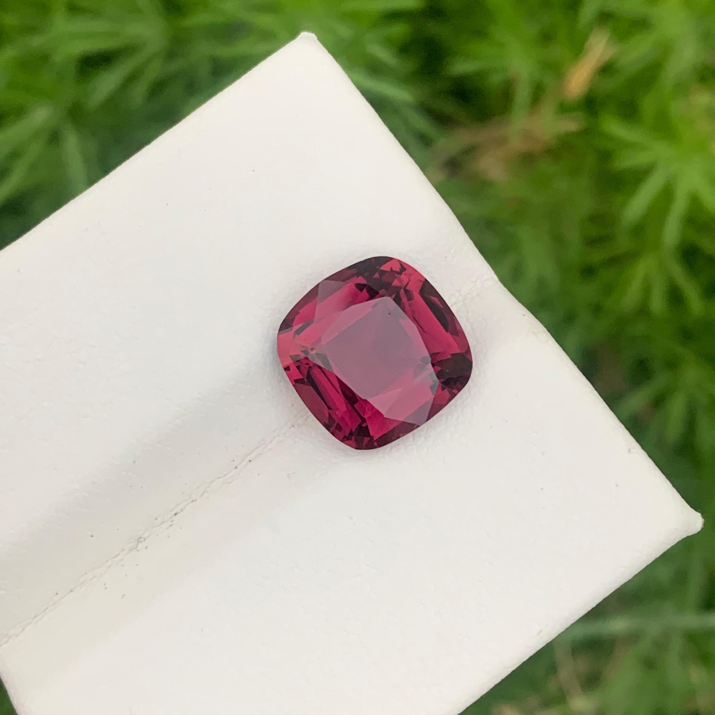 Women's or Men's 5.30 Cts Natural Loose Rubellite Tourmaline Ring Gem From Afghanistan Mine For Sale