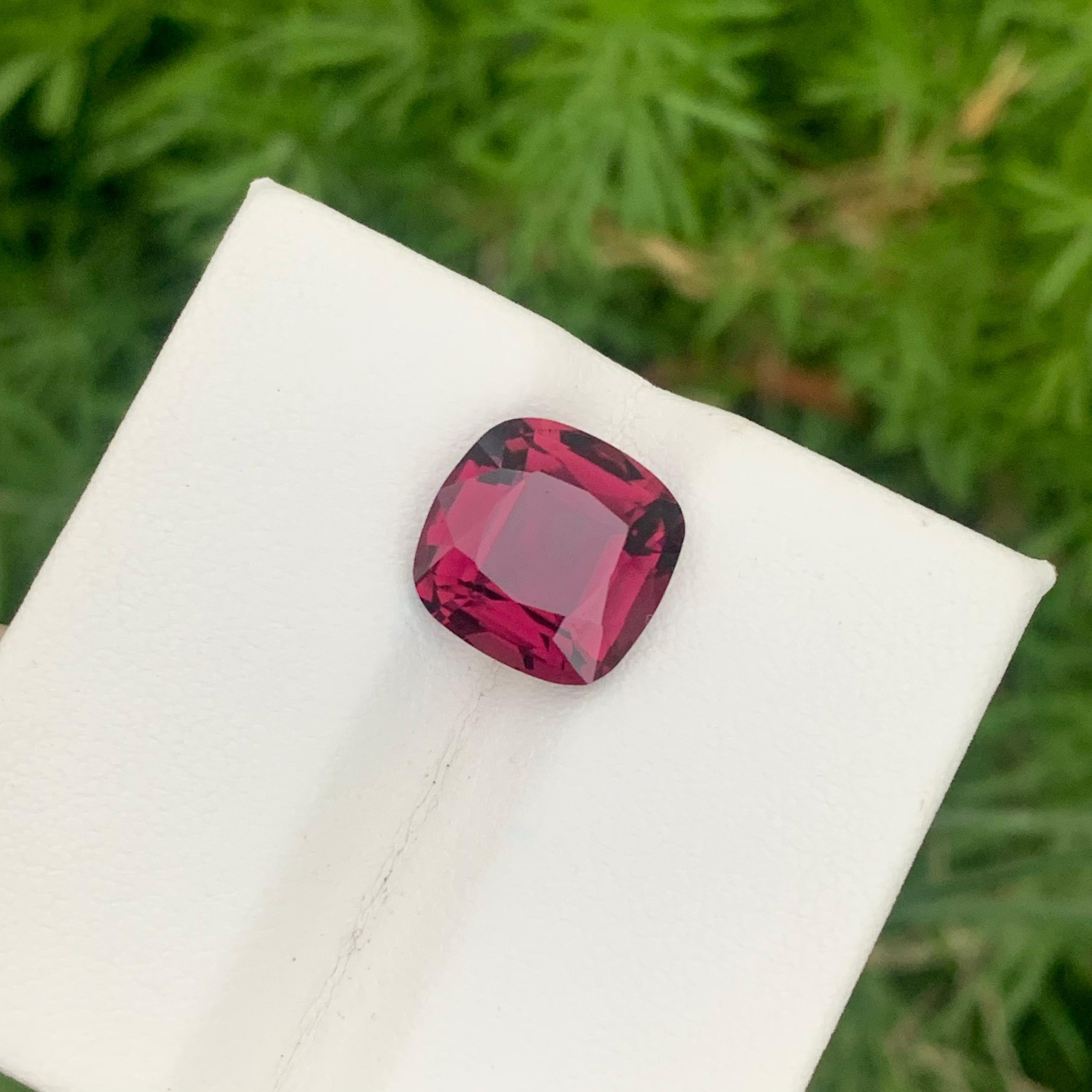5.30 Cts Natural Loose Rubellite Tourmaline Ring Gem From Afghanistan Mine For Sale 2