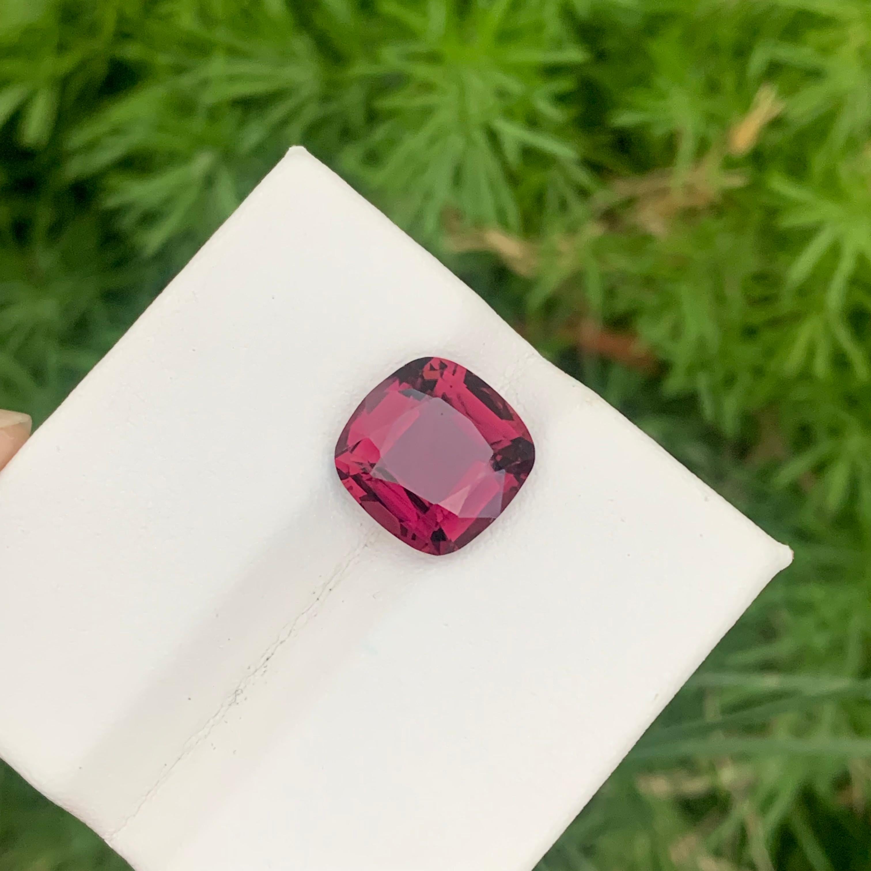 5.30 Cts Natural Loose Rubellite Tourmaline Ring Gem From Afghanistan Mine For Sale 3