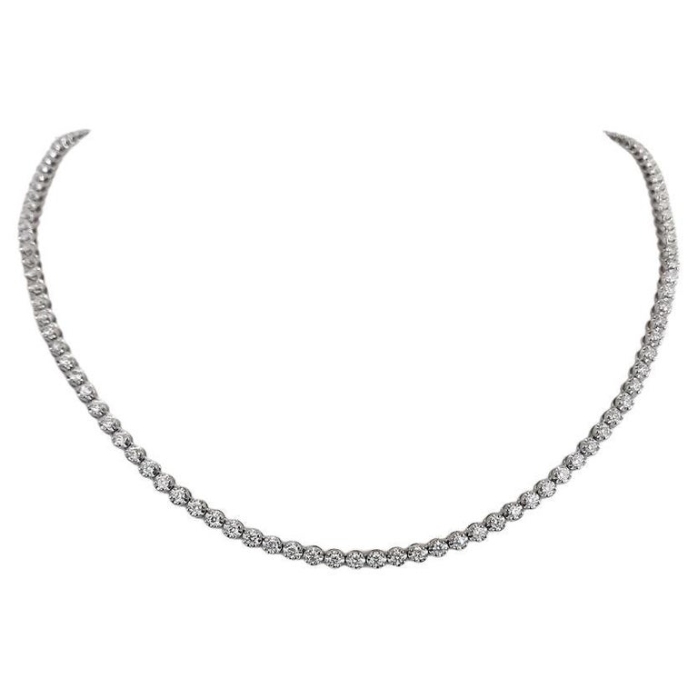 5.30ct Diamond Choker Necklace For Sale at 1stDibs