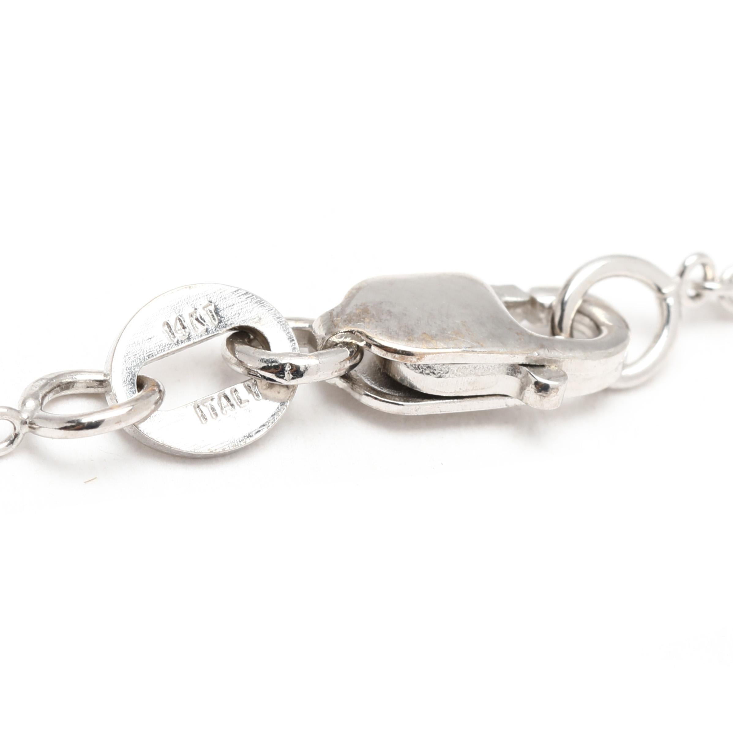 Collier pendentif halo en or blanc 14 carats, péridot et diamant, 5,30ctw, longueur 16 pouces Unisexe en vente
