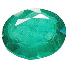 5.31 Carat Oval Shape Genuine Colombian Loose Emerald
