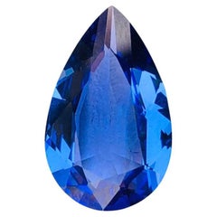 5.32 Ct AIG Certificate Natural Tanzanite Unheated  Blue color eye clean