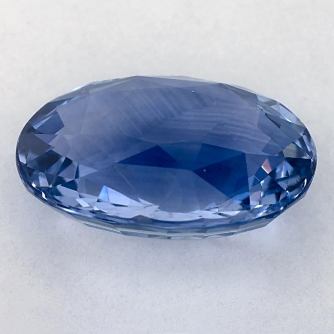 5.32 Karat Blauer Saphir Oval Loser Edelstein im Zustand „Neu“ im Angebot in Fort Lee, NJ