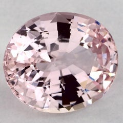 5.32 Karat Rosa Saphir Oval Loser Edelstein