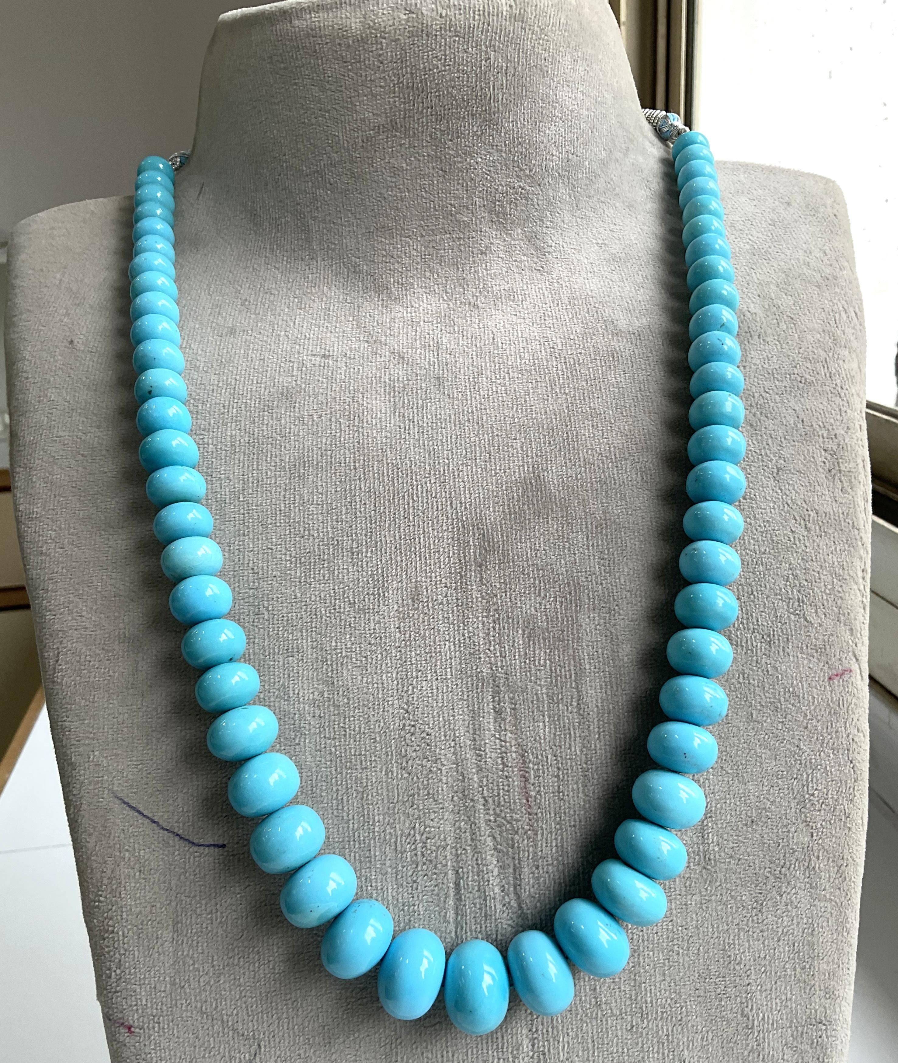 532.65 Quilates Cuentas de Turquesa de primera calidad lisa Arizona Piedra preciosa natural en Nuevo estado para la venta en Jaipur, RJ