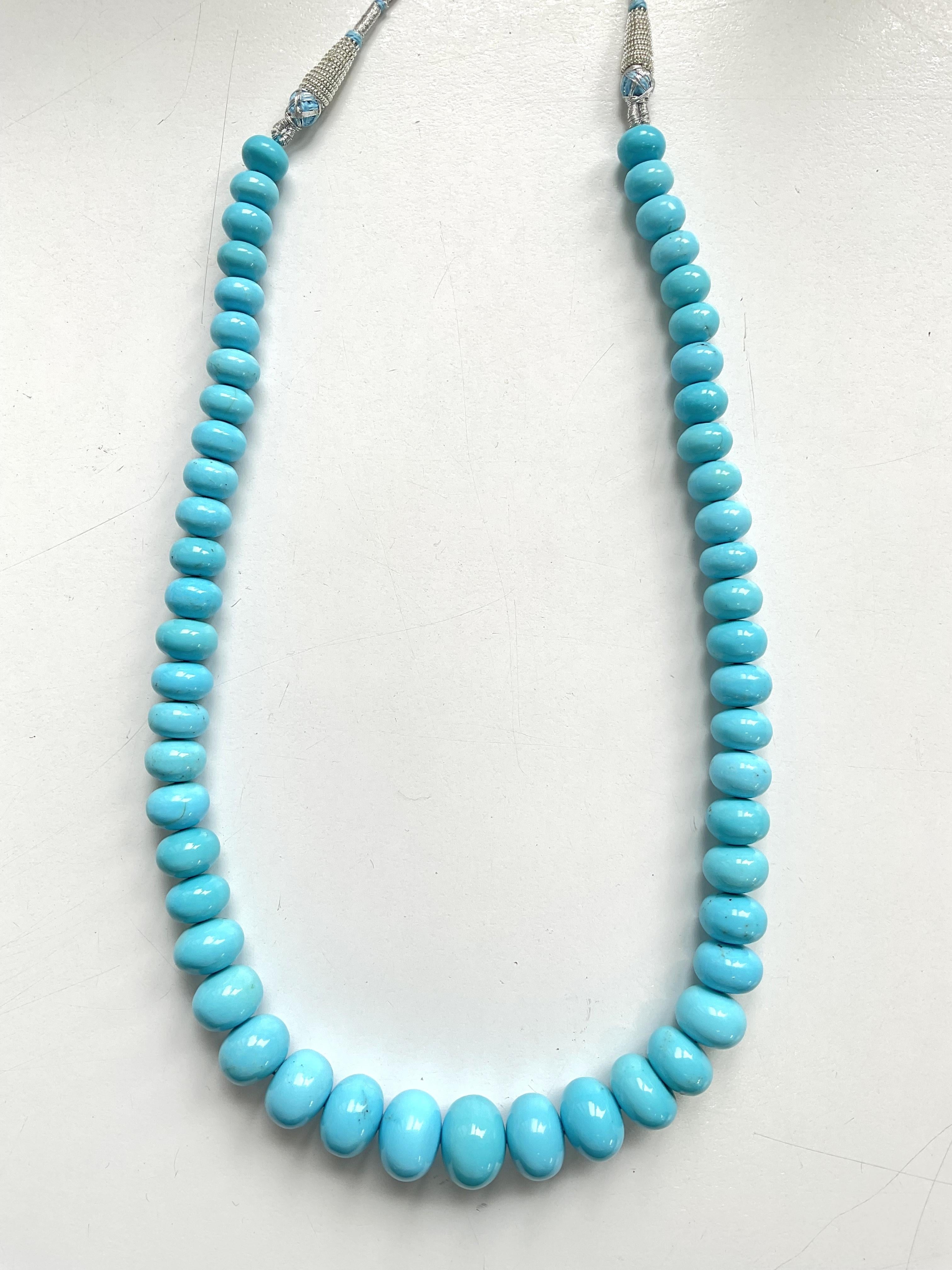 532.65 Quilates Cuentas de Turquesa de primera calidad lisa Arizona Piedra preciosa natural en venta 1
