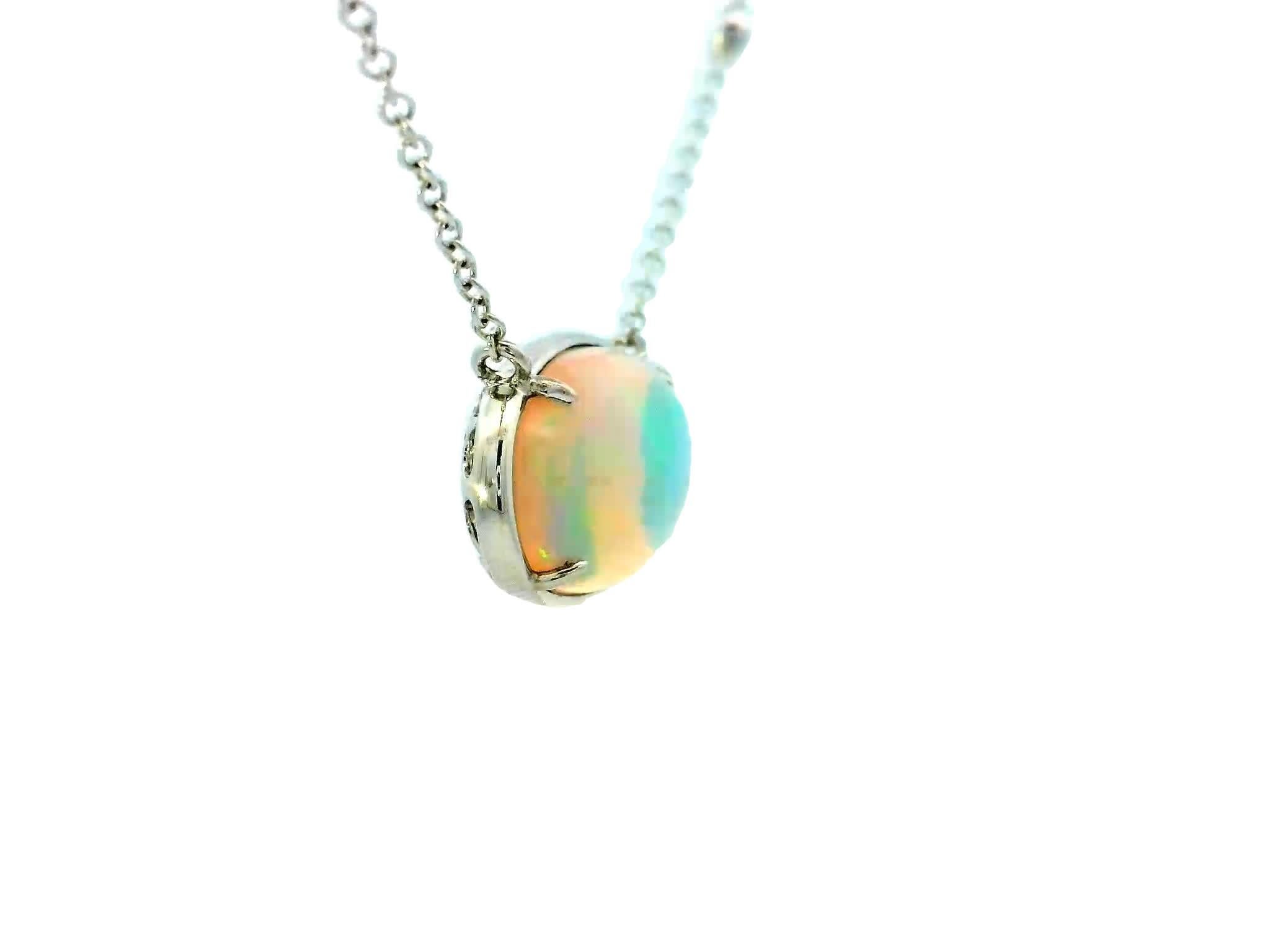 Introducing our stunning OpAL Necklace, a true testament to the beauty and elegance of nature.