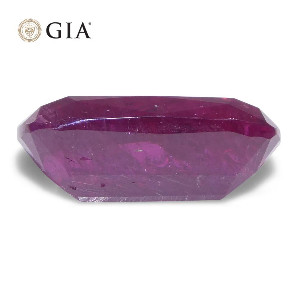 5,33 carati di rubino rosso violaceo GIA certificato Afghanistan non riscaldato in vendita 3