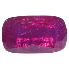 5,33 carati di rubino rosso violaceo GIA certificato Afghanistan non riscaldato